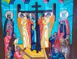 5. Икона Воздвиженье Креста Господня из иконостаса. Фото А.В. Кострова